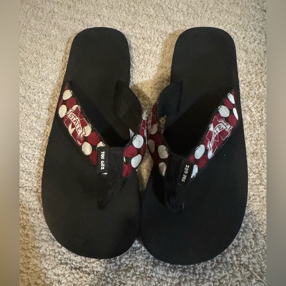 Mississippi State Flip Flops